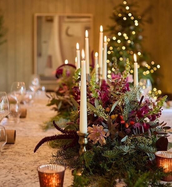 The Terrace Room at Christmas