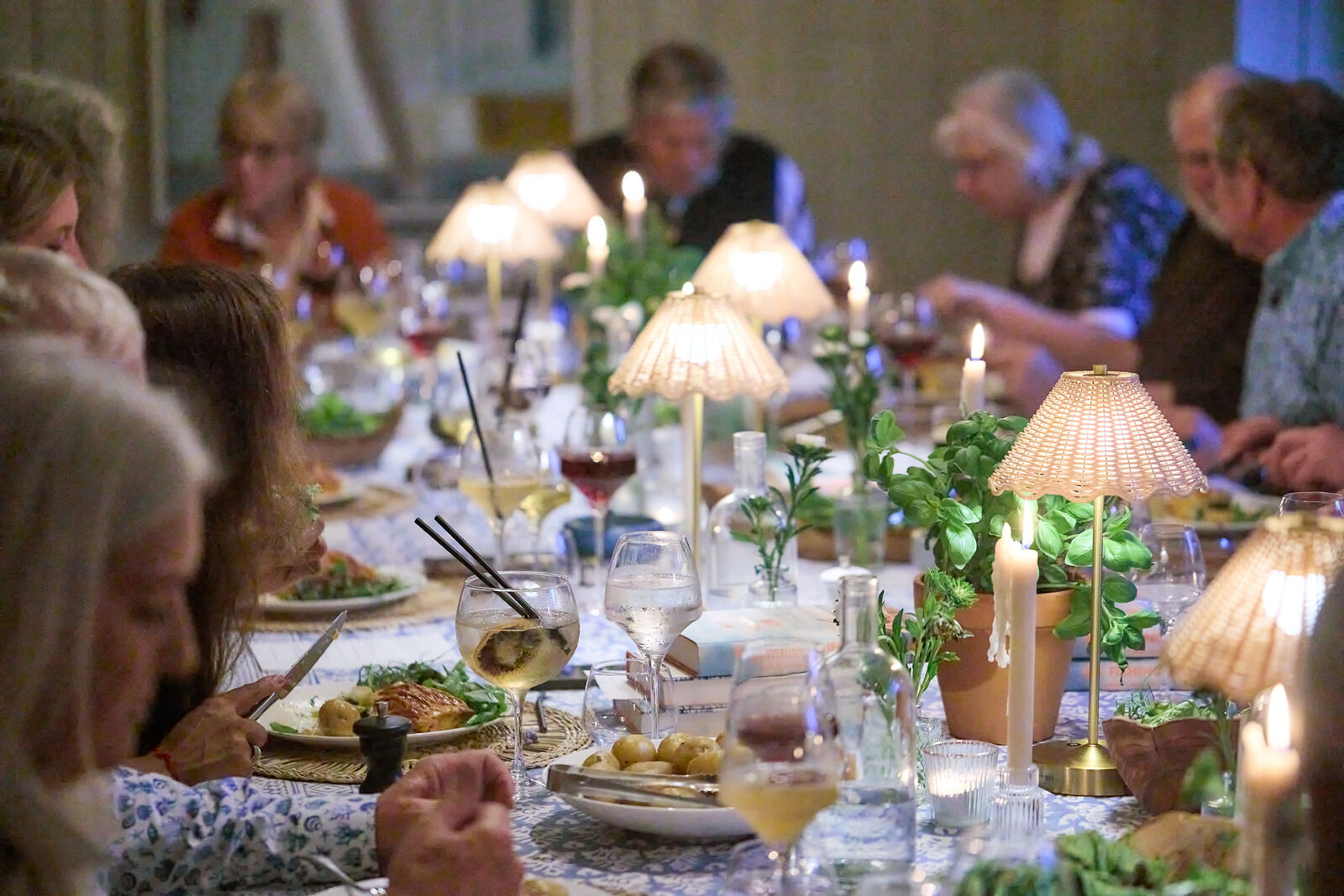 Supper event in The Grain Store